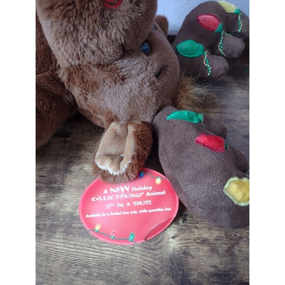 Limited Edition Hal Holiday Moose Collectifriend Build A Bear Lights Up - Picture 3 of 9